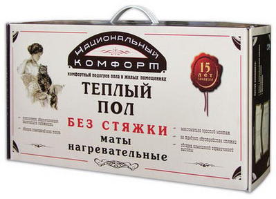 Теплый пол без стяжки Национальный комфорт тНК-640 4.2 кв.м.